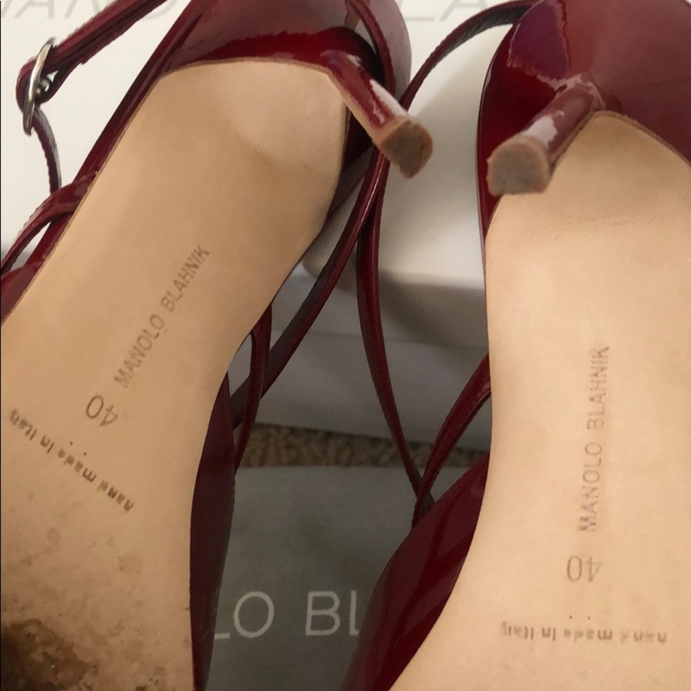 *SOLD*Manolo Blahnik Red Pumps - Picture 6 of 11
